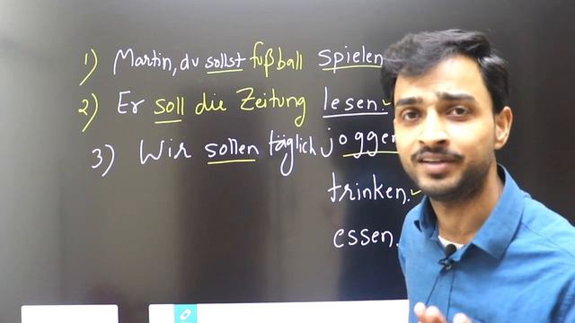 MODALVERB- SOLLEN (should) | Learn German Grammar | 2023 смотреть онлайн