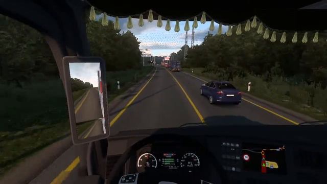 Euro Truck Simulator 2 1.47. ETS2 - Будни дальнобойщика. Перевозим грузы на KAMAZ K5. смотреть онлайн