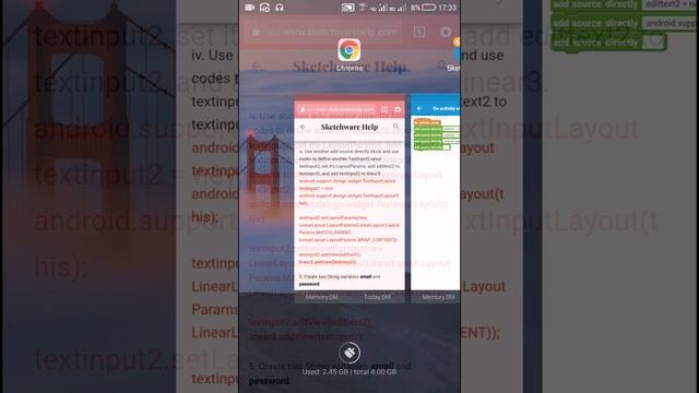 Adding counter in TextInputLayout in Sketchware смотреть онлайн