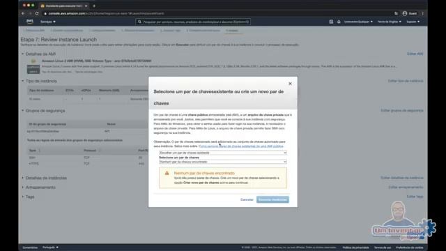 Configuração de instâncias AWS EC2 | Curso Prático Amazon Web Services - Aula 08 - #46 смотреть онлайн