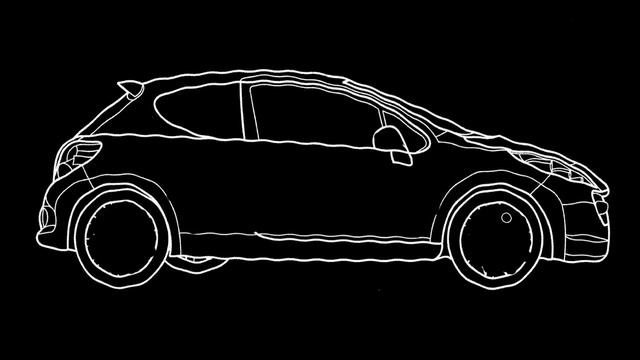 Peugeot 207 Drawing смотреть онлайн