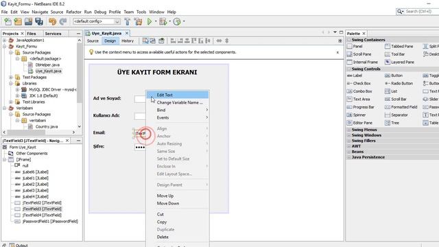 Java'da Veritabanına Kullanıcı Kaydı Ekleme | Java MySQL Dersleri #1 смотреть онлайн