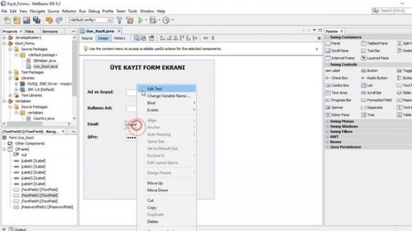 Java'da Veritabanına Kullanıcı Kaydı Ekleme | Java MySQL Dersleri #1