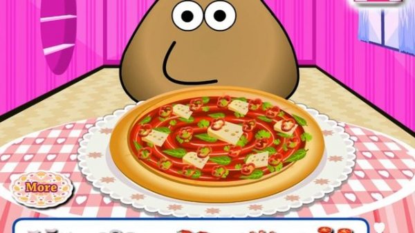 ★☆Pou Pizza Chef Gameplay Fun Cooking Games☆★