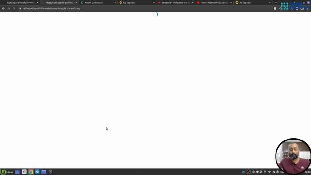 Deploy portfolio website on Streamlit | Render | Python Streamlit Website | Portfolio website idea смотреть онлайн
