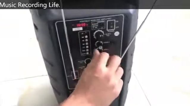 Портативный заряжаемый 12-дюймовый динамик сабвуфер тележка смотреть онлайн