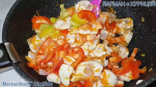 ЛАГМАН с КУРИЦЕЙ ? Это ОБЪЕДЕНИЕ ДОЛЖЕН ПРИГОТОВИТЬ КАЖДЫЙ и ПРОСТО ОЧЕНЬ ВКУСНО смотреть онлайн