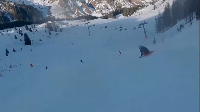 Fodoma slope in Arabba with Mattia Davare ??? смотреть онлайн