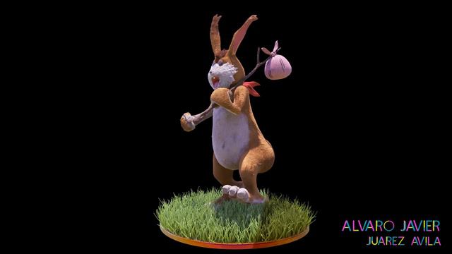 Hare - 3D Model (Time Lapse) смотреть онлайн