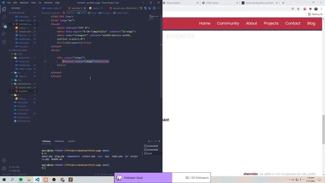Переписываю личный сайт-портфолио. Фронтенд изменения Часть 2. *запись стрима смотреть онлайн