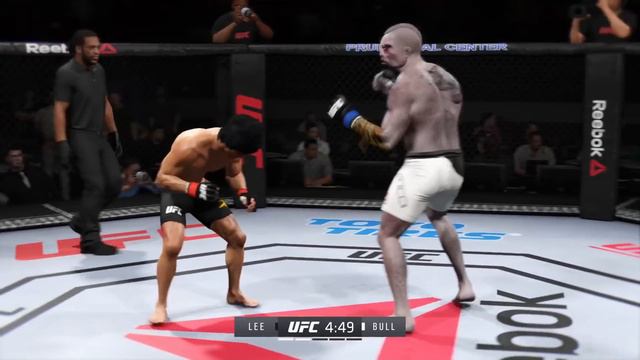 Bruce Lee vs. Pit Bull (EA sports UFC 2) смотреть онлайн