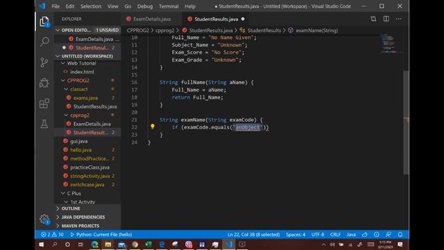 Java Programming for Absolute Beginners: Class Activity (Tagalog) смотреть онлайн