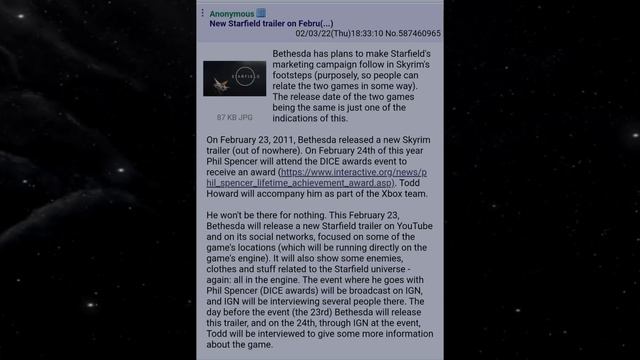 Bethesda News - New STARFIELD TRAILER Soon?! смотреть онлайн