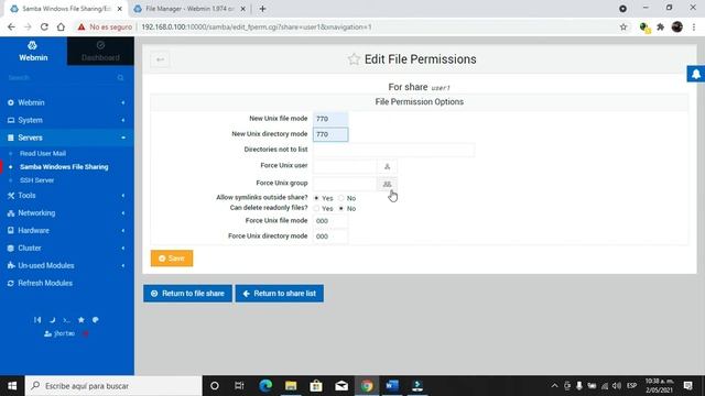 WEBMIN SAMBA WITH ACCESS CONTROL смотреть онлайн