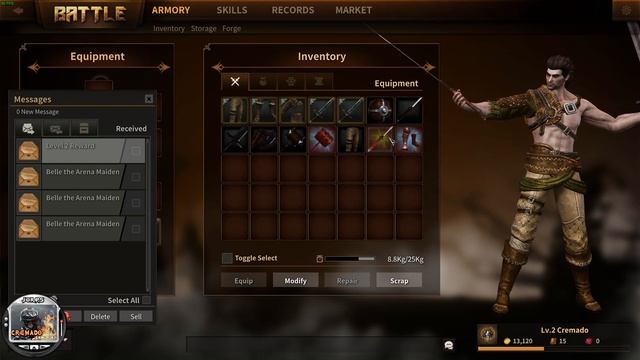 VERSUS: BATTLE OF THE GLADIATOR [PT-BR] - CREMADO GAMEPLAY смотреть онлайн