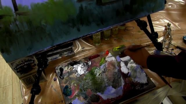 Пейзаж маслом Как рисовать лес мк александр южаков новое 1 смотреть онлайн