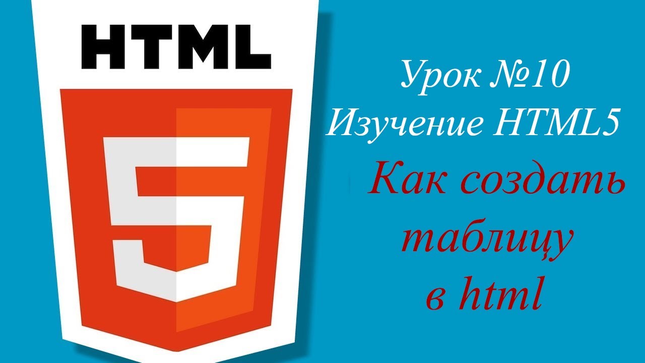 Урок №10. Как создать таблицу в html.mp4