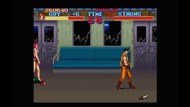 Super Nintendo (Snes) 16-bit Final Fight 1 Round 2