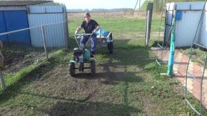 Мотоблок Кайман первая поездка