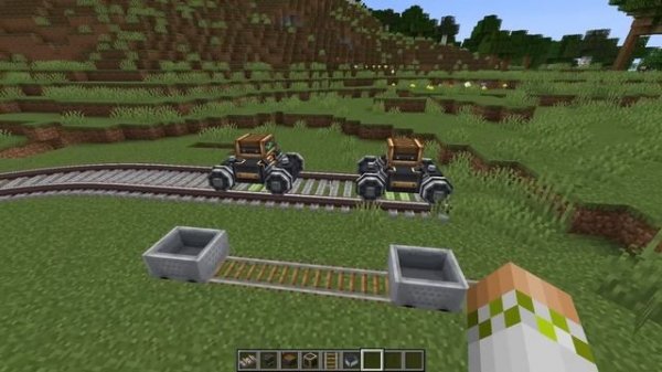 Create Mod Trains in Minecraft are INSANE!