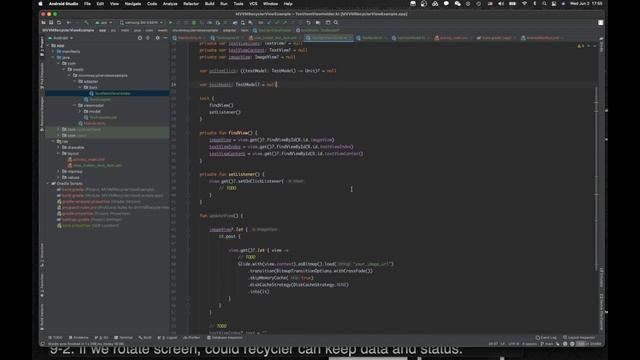 Kotlin MVVM recycler view example (without DataBinding, fast, infinity-scroll) tutorial step by ste смотреть онлайн