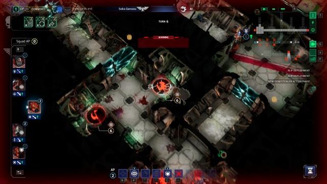 [Space Hulk: Tactics] Blood Angels 100% Walkthrough (Veteran) | 4. Unknown Life Form смотреть онлайн