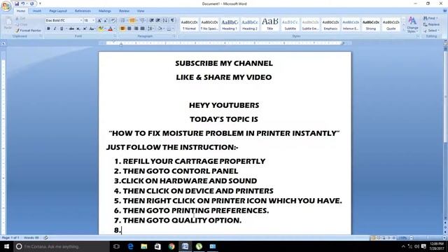 How to fix moisture problem in printer смотреть онлайн
