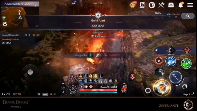 Black Desert Mobile | Node War | Southwestern Gate смотреть онлайн