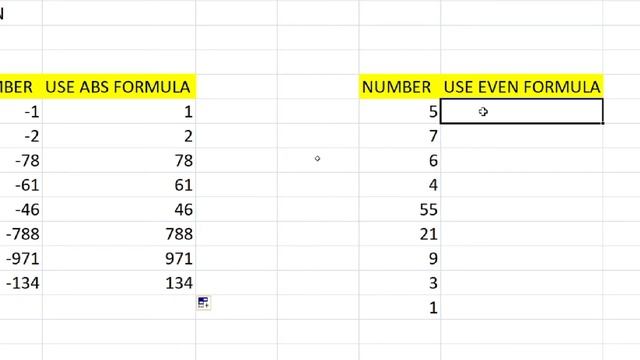 ??Ms Excel Class 22 How to Use ABS, EVEN &ODD Formula in Excel में सम और विषम फॉर्मूला का उपयोग करन смотреть онлайн