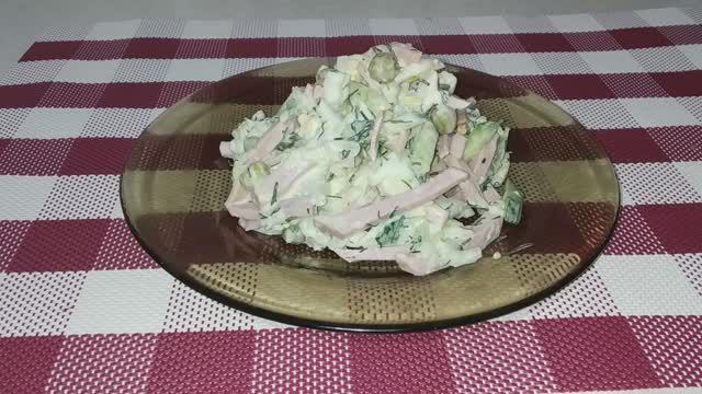 Белковый САЛАТ . Отличный вариант для ужина! смотреть онлайн