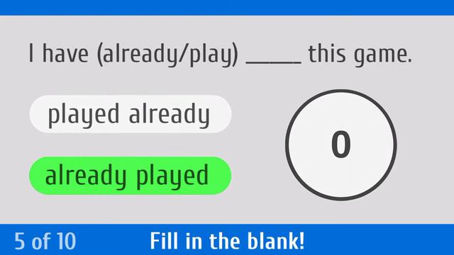 Present Perfect | Grammar Quiz смотреть онлайн