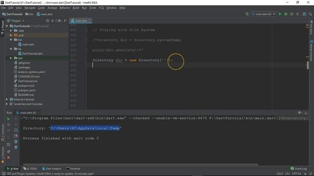 Directory - Dart Programming смотреть онлайн