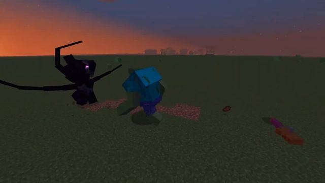 Mutant Zombie VS Withered Symbiont | Minecraft Battle смотреть онлайн