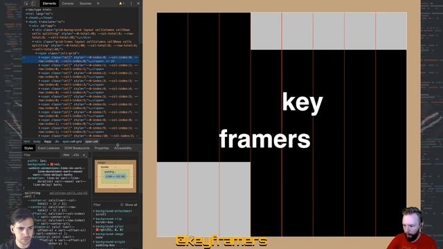 LIVE: Build A Grid CSS Animation with Splitting.js! | Live collaborative coding @keyframers 3.4 смотреть онлайн