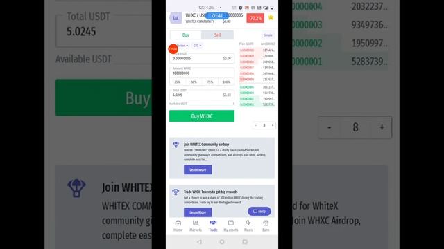 WHXC COIN ( 300₹ - 10 करोड़) BUY whxc token in Latoken ?? ( whitex community ) смотреть онлайн