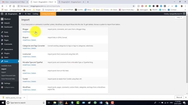 Blogger to WordPress How to Move from Blogger to WordPress Step By Step Full Tutorial смотреть онлайн
