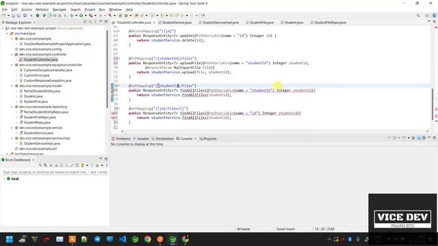 Spring REST File Upload And Download | Vice Dev @ 1XP смотреть онлайн