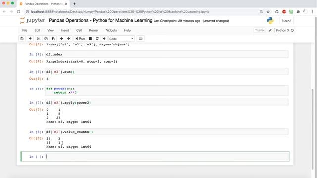 Pandas Operations - Colums, Rows, Math | Dataframes | Python смотреть онлайн