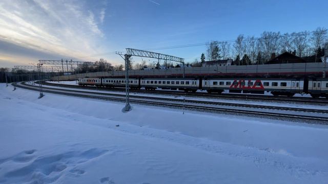 🥶-20! МЦД-4. Электропоезд ЭП2Д(4К) смотреть онлайн