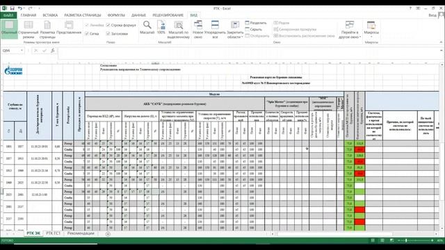 Заполнение Режимно-Технологической Карты смотреть онлайн