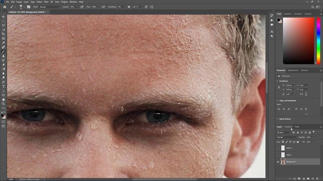 Create a Realistic Black Eyes Effect in Photoshop смотреть онлайн