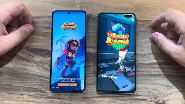 Samsung Galaxy Z Flip5 vs Samsung Galaxy S10 5G смотреть онлайн