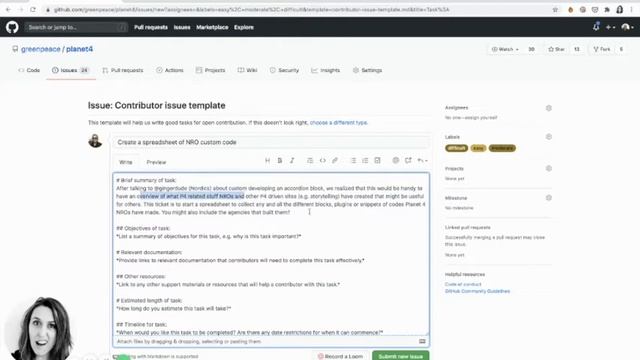 Hot to create a contributor ticket in the P4 GitHub repo смотреть онлайн