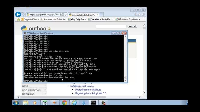 Python easy_install & Pip install смотреть онлайн