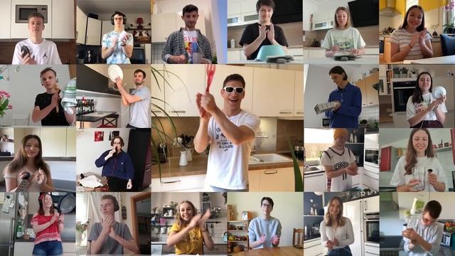 virtual kitchen percussion - "Tempo di Samba" - Schlagwerk Burger Roland-Gymnasium смотреть онлайн