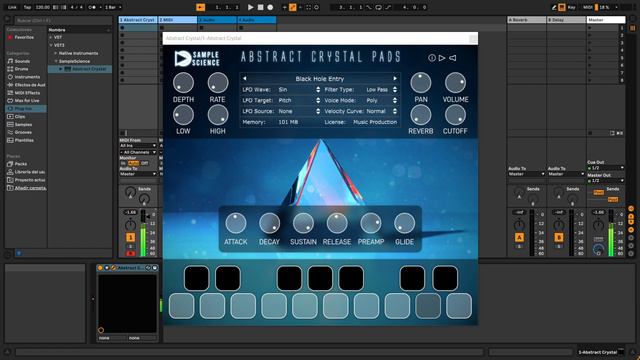 VST Abstract Crystal Pads | 30 PADS AMBIENTALES ÚNICOS ¡GRATIS! 🎹🔥 смотреть онлайн