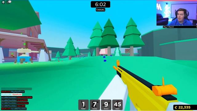 Roblox Big Paintball - Game With Me - The Meg and Mo Show смотреть онлайн