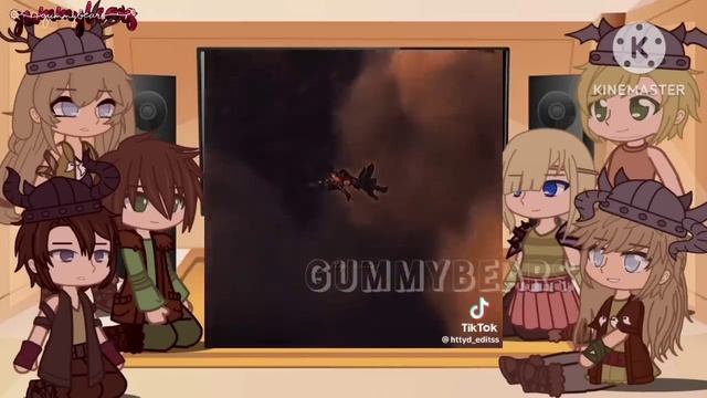 HTTYD react to the future // gacha club // • gummybears смотреть онлайн