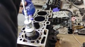 Реставрация Двигателя К9К 1.5dci  после гидро удара(Renault)