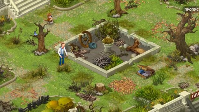 Играю в игру Garden scapes 2 часть смотреть онлайн